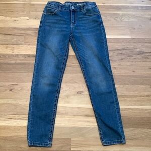 Arizona Jean Co Superflex Regular Skinny Adjustable Waist Denim Jeans Girls 12